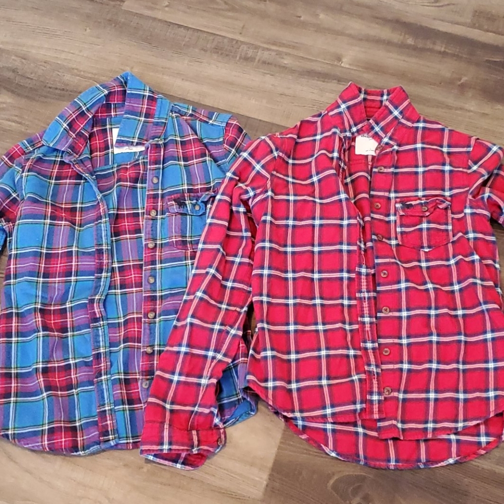 Abercrombie Plaid Flannel Shirts